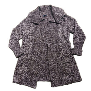 Gap Wool Blend Cardigan Brown Cream Extra Large
